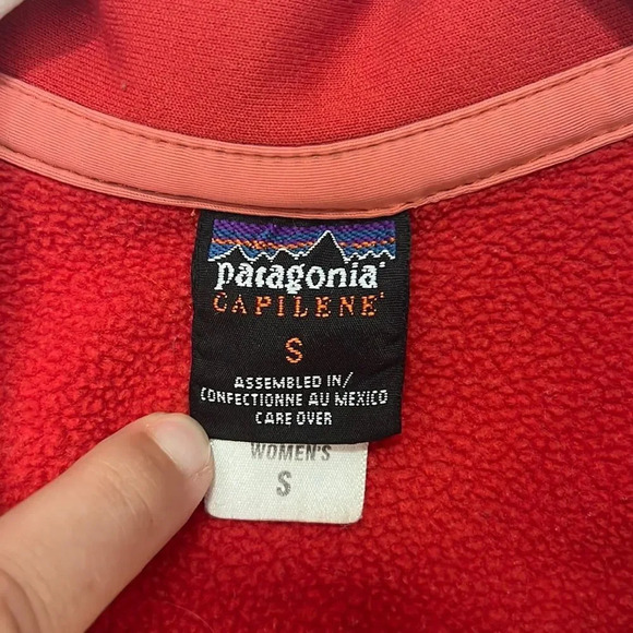 Patagonia Capilene Quarter Zip Long Sleeve Midweight Pullover size Women's Small - Picture 5 of 9